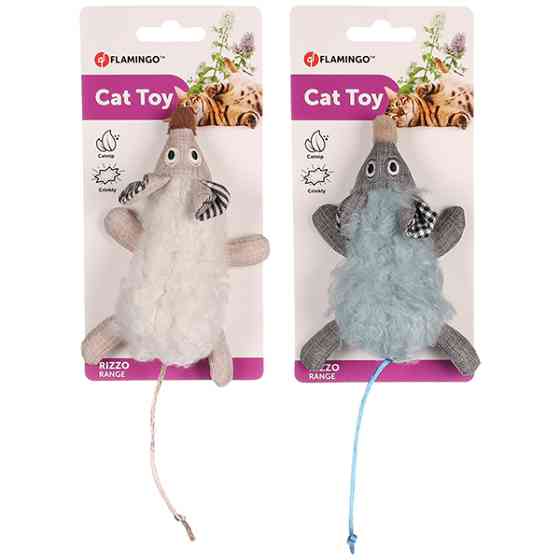 Flamingo Rizzo Mouse ФЛАМИНГО РИЦЦО МЫШЬ шуршащая игрушка с кошачьей мятой для котов Киев