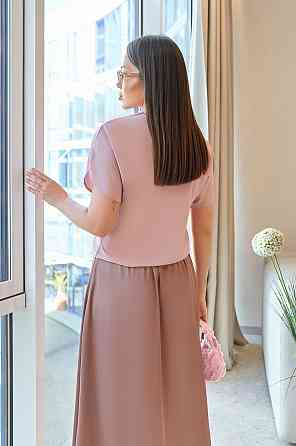 Летняя блуза с разрезным рукавом 