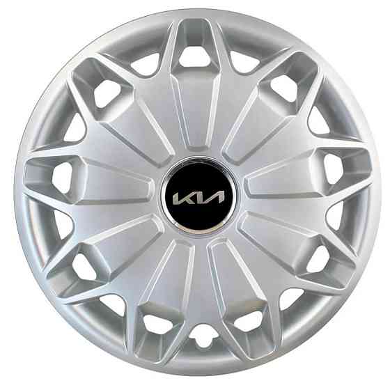 Автомобильные модельные колпаки R16 Kia NEW 419 4шт, SJS, серебристые Киев