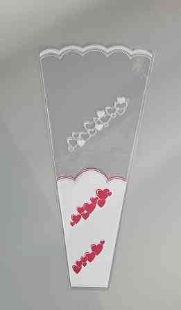 Упаковка конус под цветы h60/ 8низ/32верх(100 шт) узор 167 (4) (100 шт) Харьков