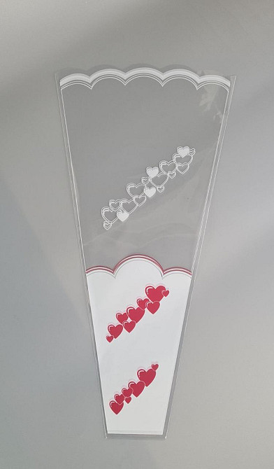 Упаковка конус под цветы h60/ 8низ/32верх(100 шт) узор 167 (4) (100 шт) Харьков - изображение 1