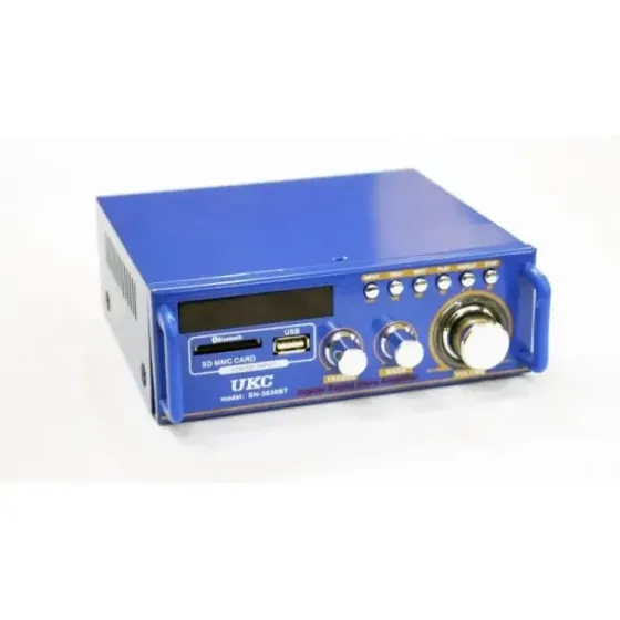 Портативный усилитель звука AMP 3636 BT Bluetooth USB SD AUX FM стерео с пультом дистанционного управления, компактный Одесса