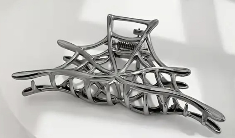 Шпилька-крабик для волосся "Павутина" Сміла - фото 4