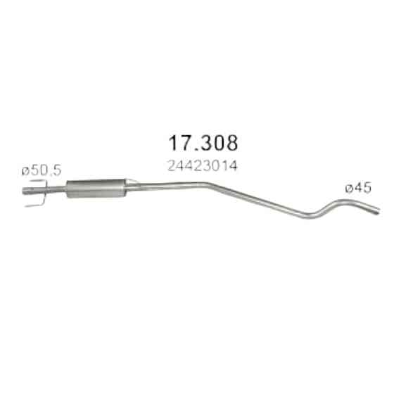 Резонатор Астра G 1.2 Опель Мукачево