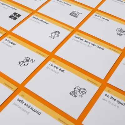 Обучающий набор English Student Карточки для изучения английского языка Idioms B1-B2 (укр.) (591225996) Винница - изображение 4