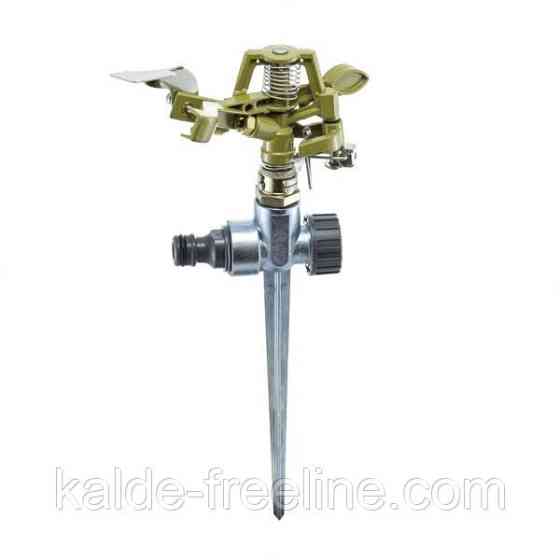 Дощуватель Presto-PS зрошувач імпульсний для газону металевий (8105D) Харків