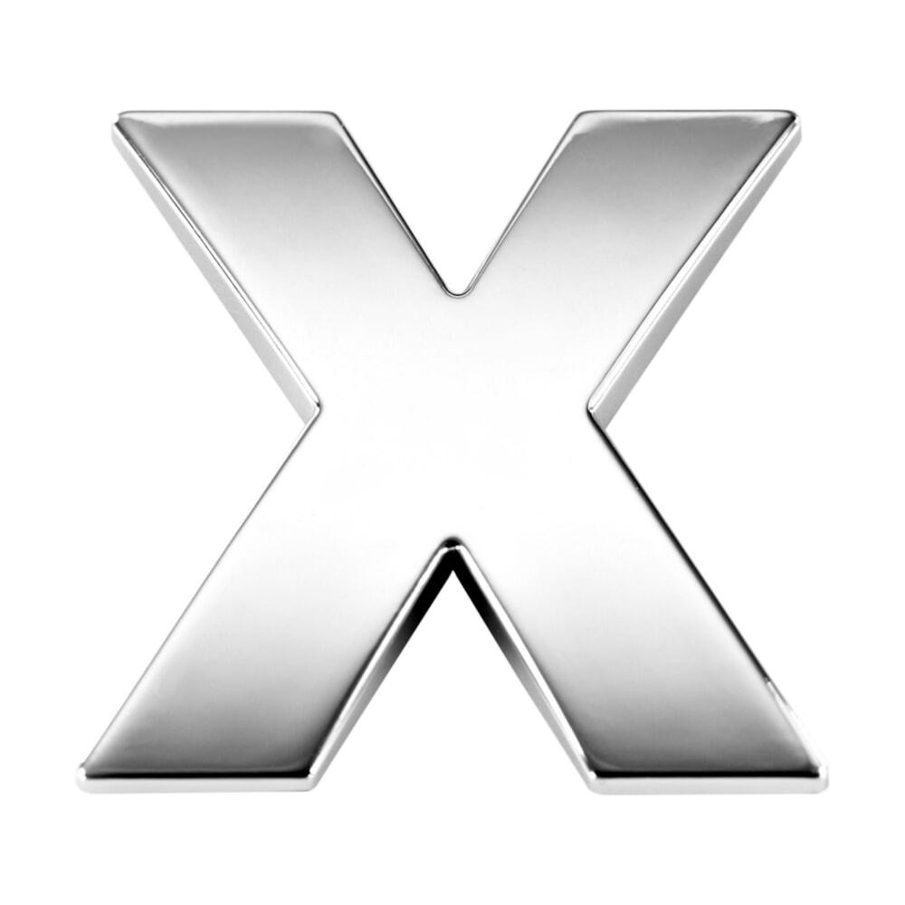 Наклейка 3 см Буква X Київ - фото 1