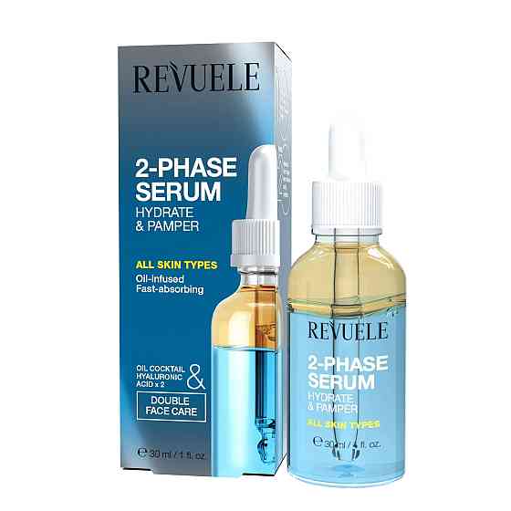 Двофазна сироватка для обличчя Зволоження та живлення REV 2-Phase Serum Revuele 30 мл Київ