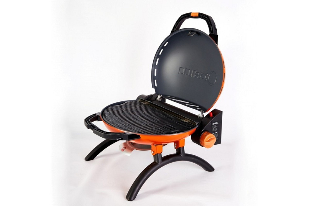 КОМПЛЕКТ Портативный переносной газовый гриль O-GRILL 500, оранжевый + шланг в подарок! Код: 011675 Ровно - изображение 4
