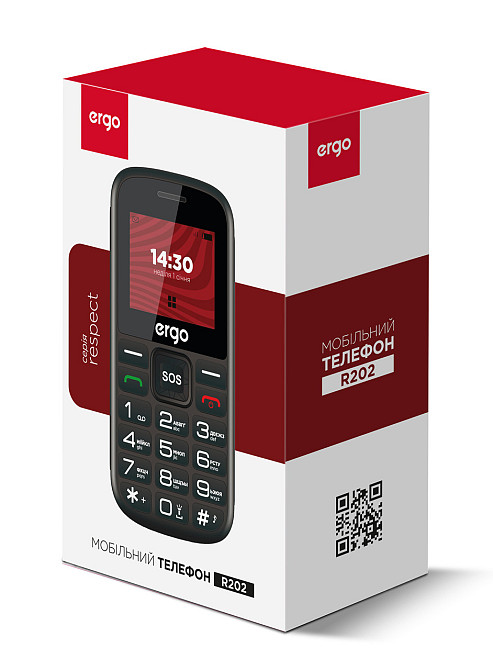Мобильный телефон ERGO R202 Dual Sim Black (7137269) Киев - изображение 7