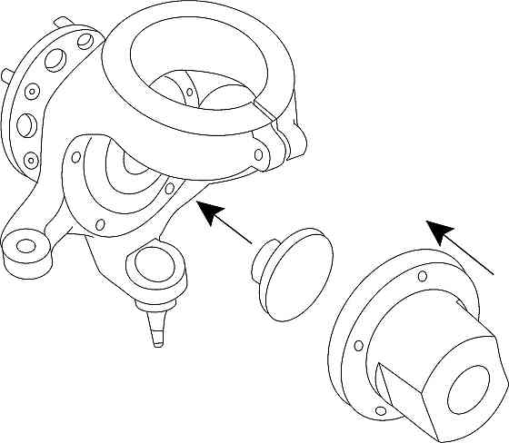 Набір пристосувань для зняття ступічних підшипників Ford Transit ROCKFORCE RF-924T1A Одесса