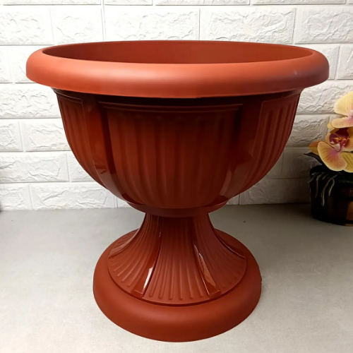 Вазон Леон з підставкою 51см теракот Алеана Житомир - изображение 3