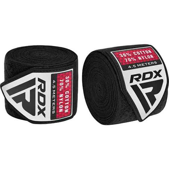 Бинти для боксу RDX RB Hand Wraps Combine 3 пари Black (4.5м.) Кам'янське