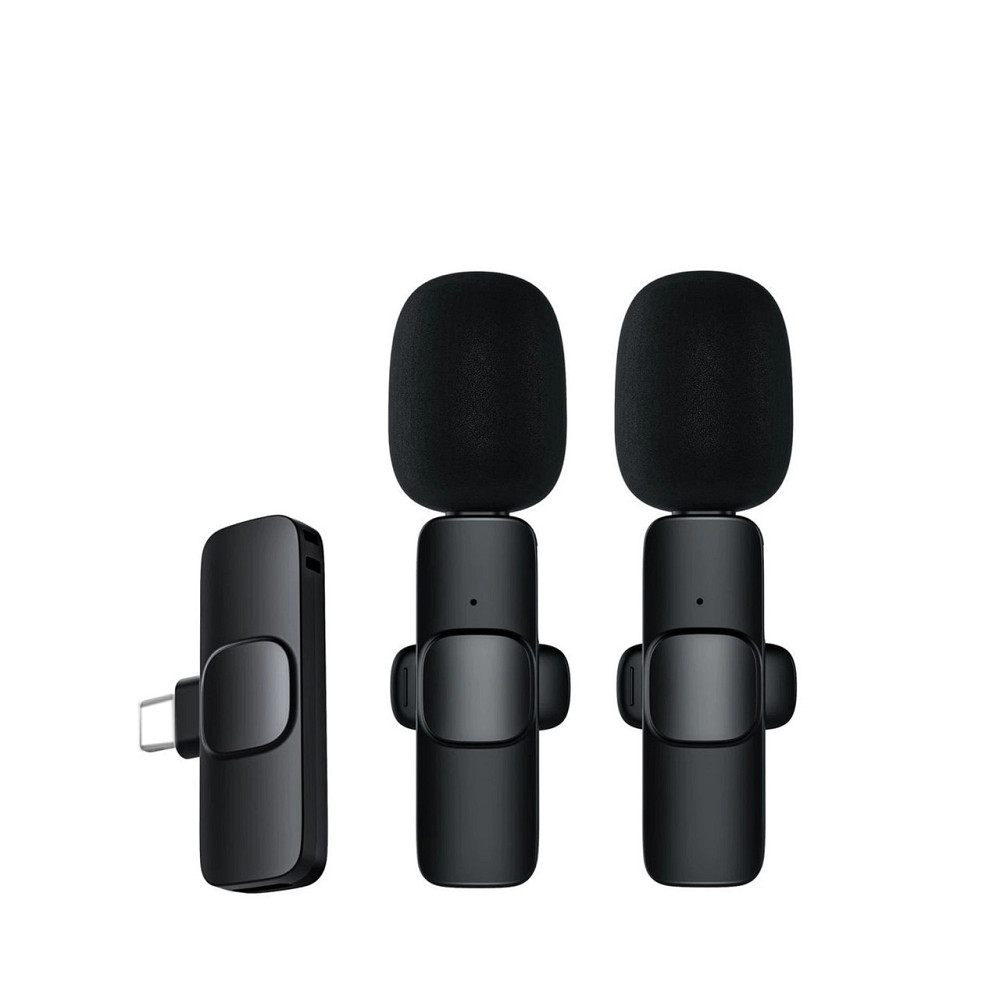 Мікрофон бездротовий подвійний Type-C 2.4ГГц 10м Recordio GAW-920 Type-C Київ - фото 1