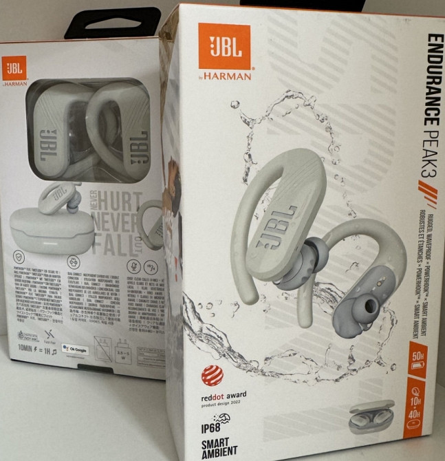 Наушники JBL Endurance Peak 3 (Новые, Запечатанные) Киев - изображение 6