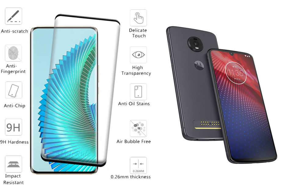 Захисне скло HyperGlass Pro для Motorola Moto Z4 – максимальна чутливість та захист Київ - фото 2