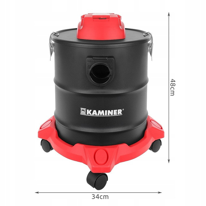 Пилосос термостійкий 20 літрів без мішка для золи, пилу та сміття Kaminer (26241) 1600 Вт Нововолинськ - фото 10