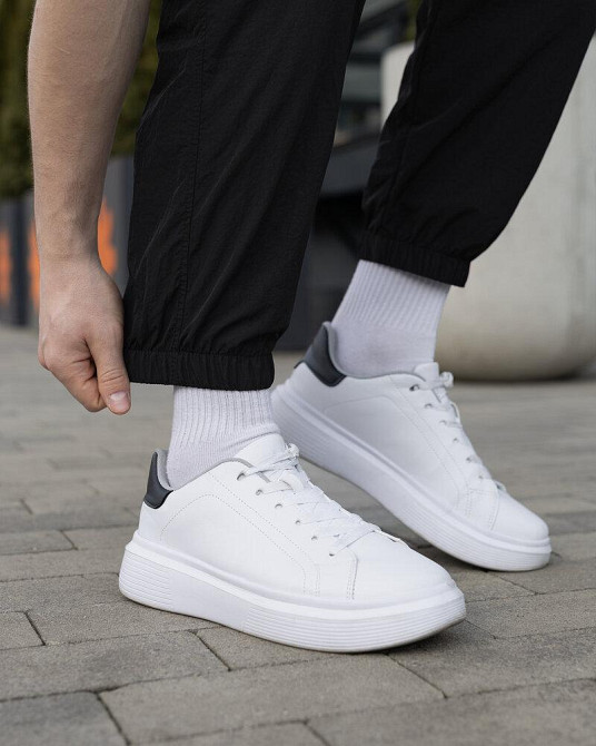 Чоловічі штани джогери з плащівки чорні Pobedov Ground Київ - фото 3