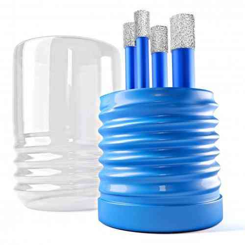 Набір алмазних свердл по склу і кераміці S&R Hex 1/4" 4 шт Одеса