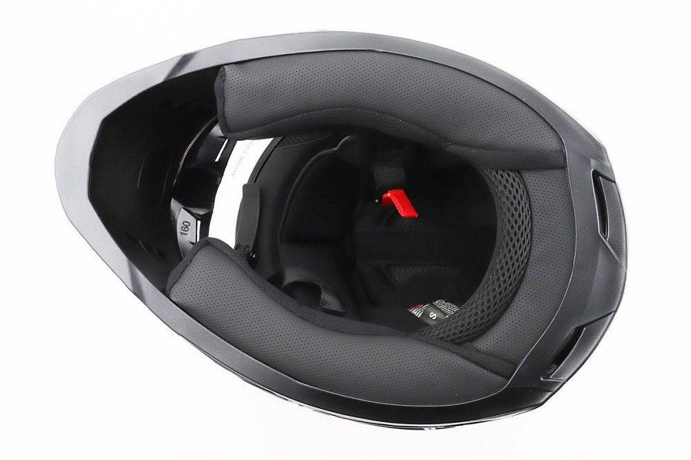 Шолом інтеграл, закритий BLD-M62 М (57-58см), ЧОРНИЙ/БІЛО-ЧЕРВОНИЙ Киев - изображение 6