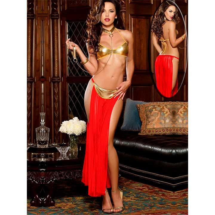 Костюм "Східної танцівниці" - S/M/L - Червоний – Рольові костюми Вінниця - фото 5