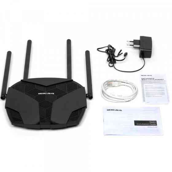 Маршрутизатор Mercusys MR70X, AX1800 3xGE LAN 1xGE WAN MU-MIMO OFDMA (MR70X) Киев