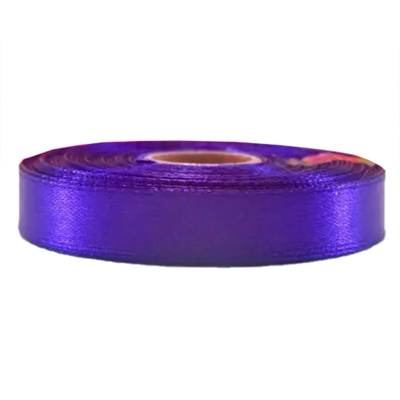 Атласная лента для рукоделия АБ-612, 1,2 см x 23 м, Фиолетовый Винница - изображение 1