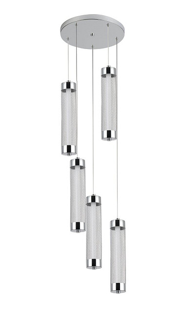 VALESO Підвісний світлодіодний світильник G 2664/5P 40W Хром Коломия - фото 6