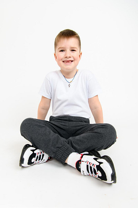 Брюки спортивные детские и подростковые, антрацит, топ Крохатушка одяг Киев - изображение 3