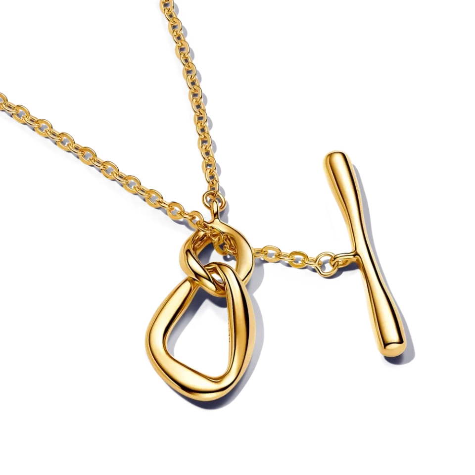 Намисто Pandora з колами природної форми і Т-застібкою 363255C00 Київ - фото 1