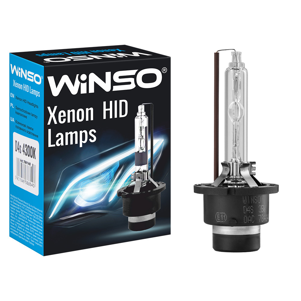 Ксенонова лампа Winso D4S 4300K, 42V, 35W PK32d-5, 2шт Львів - фото 1