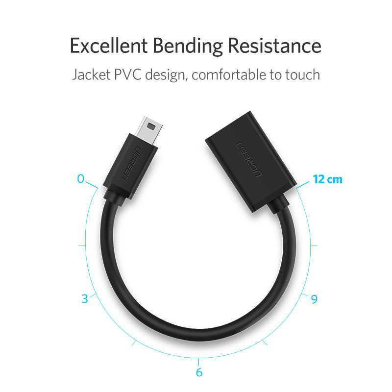 Mini USB OTG кабель-адаптер Ugreen US249 (Черный, 12см) Николаев - изображение 8