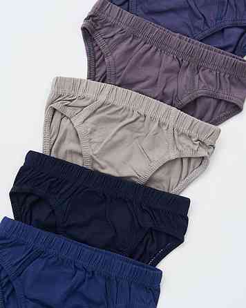 Подростковые трусы на мальчика - однотонный микс (5шт в уп) Nicoletta 41702 Киев