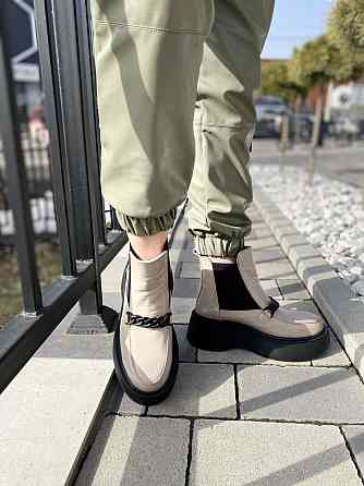 Черевики жіночі ARLEN капучино натуральна шкіра 37р.-40р. (4346) Коломыя