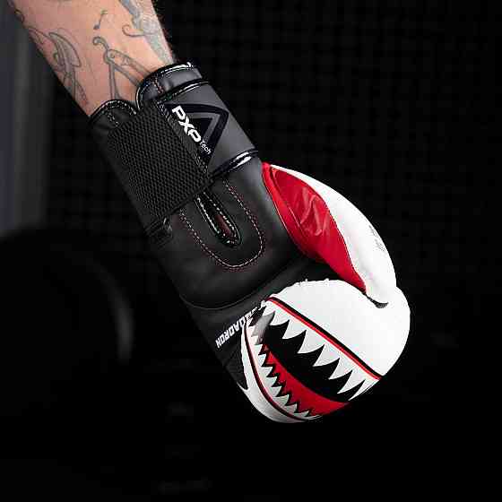 Боксерские перчатки 16 унций белые перчатки для бокса 16 oz Phantom Fight Киев