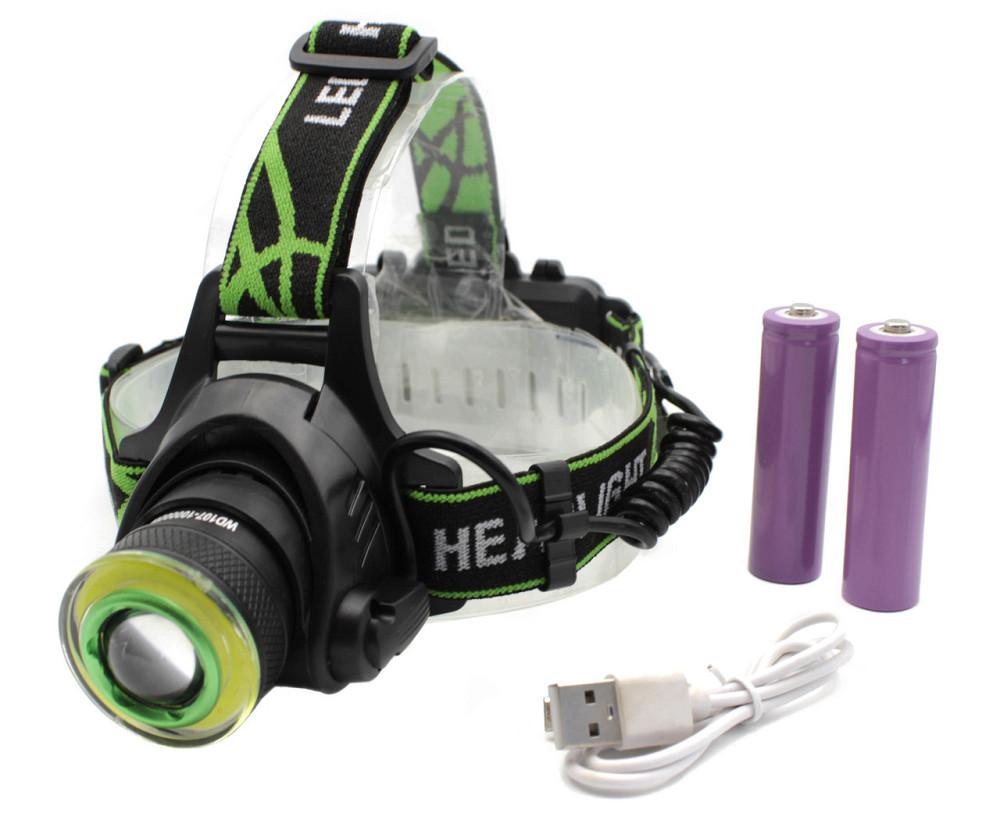 Налобний ліхтар PL107, BL-T106-T6, 2х18650, ЗУ microUSB, T6+Cob, Zoom Дніпро - фото 4