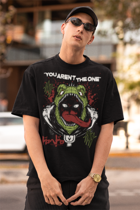 Футболка аниме Дорохедоро Каиман Йоу Арент оверсайз (S/M/L) Черний AnimeJ0085 Днепр - изображение 2