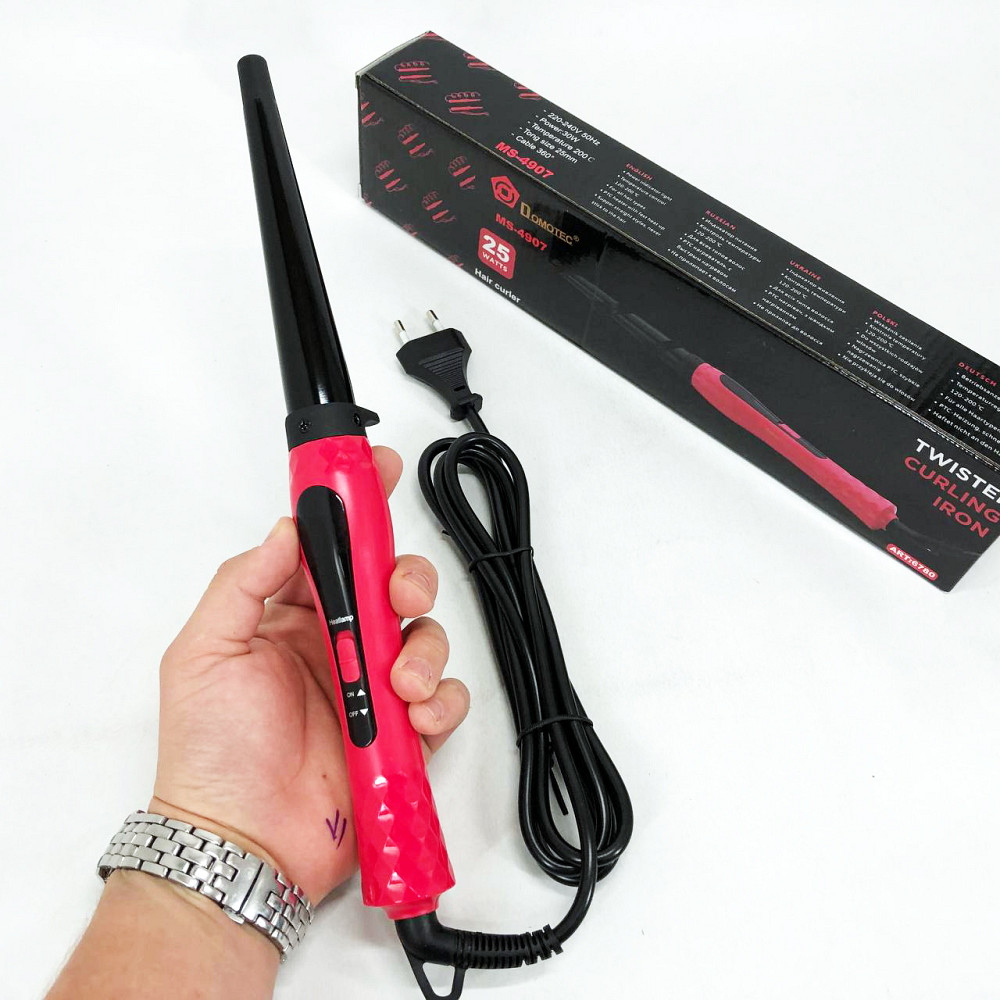 Плойка з функцією укладання і завивки волосся DOMOTEC MS-4907, Прилад для завивки волосся SU-73 Івано-Франківськ - фото 1