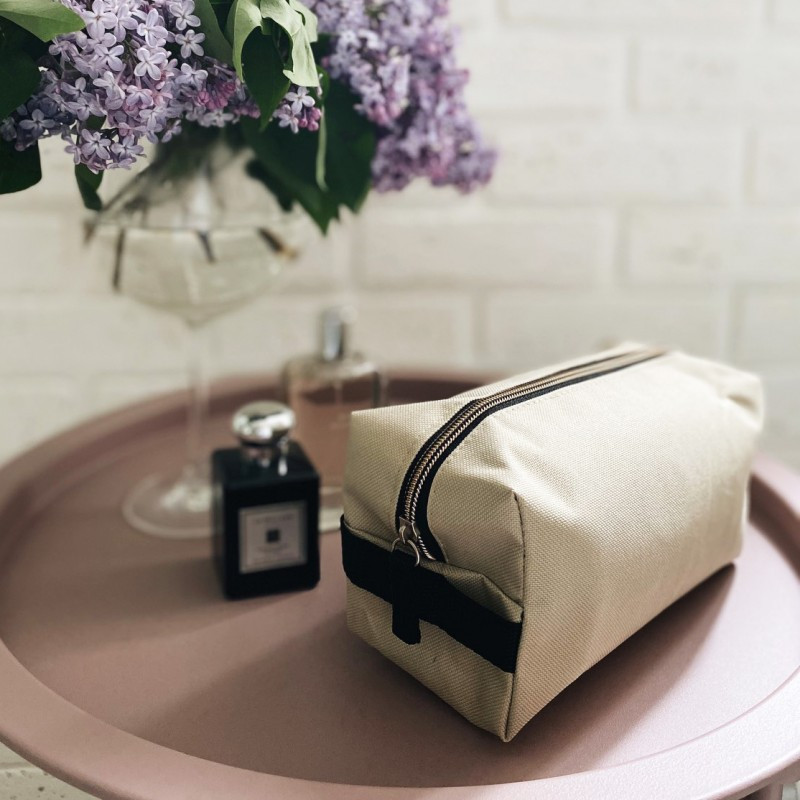 Большая косметичка K019-beige (бежевый) Сумы - изображение 1