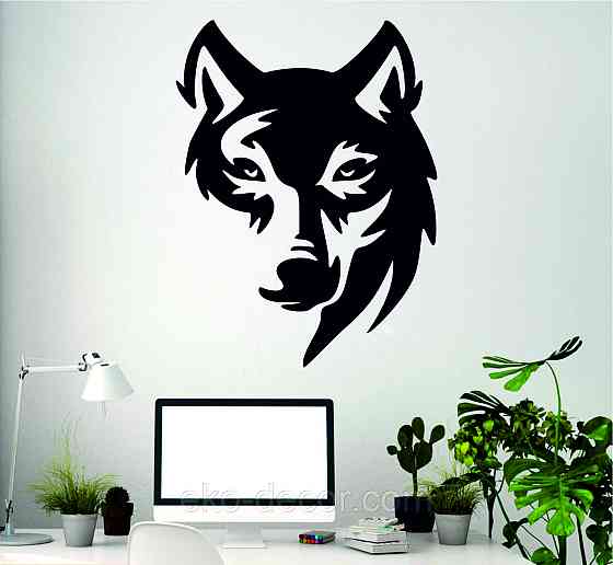 Декоративне нестінне Панно  «Вовк» , Декор на стіну Київ