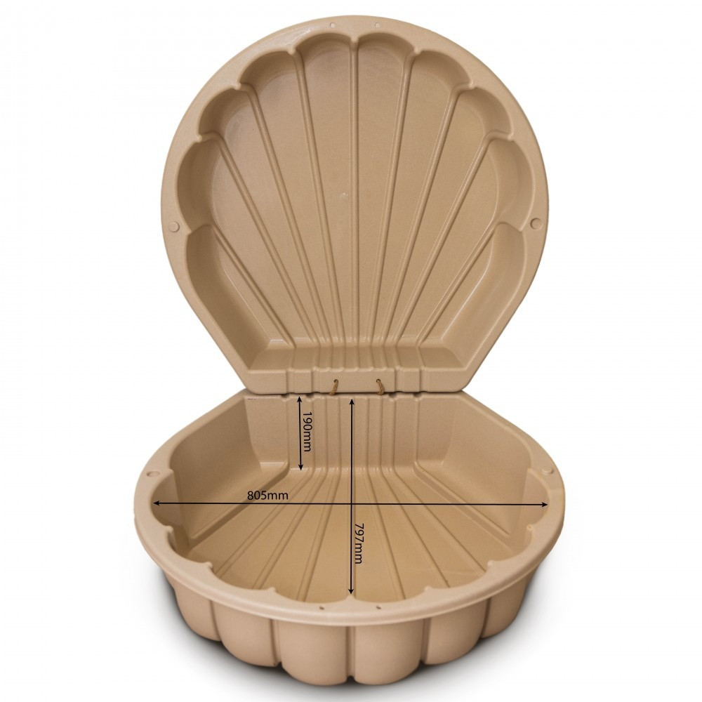 ЭКО НОВИНКА детская песочница бассейн в форме ракушки DOLONI бежевая (01236/02eco) Киев - изображение 6