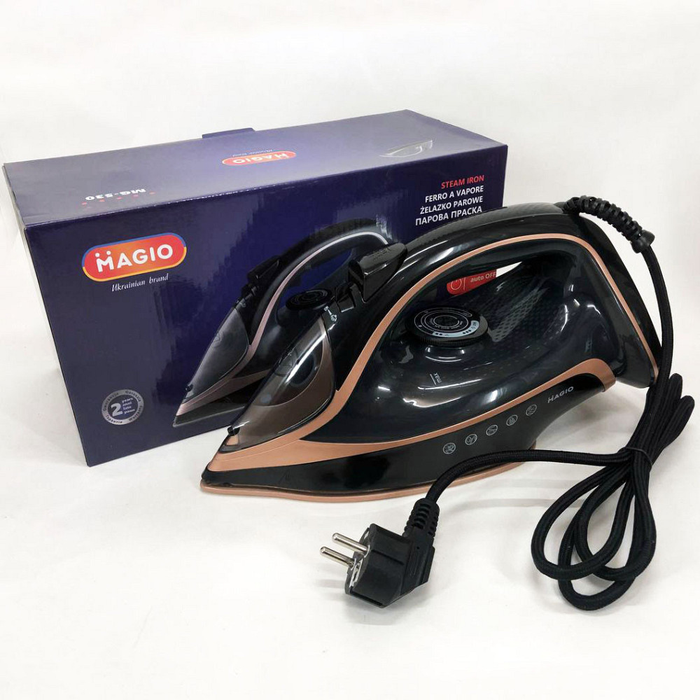 Утюг MAGIO MG-530, паровой утюг отпариватель, паровой утюг отпариватель, паровой утюг RL-762 для одежды Киев - изображение 3