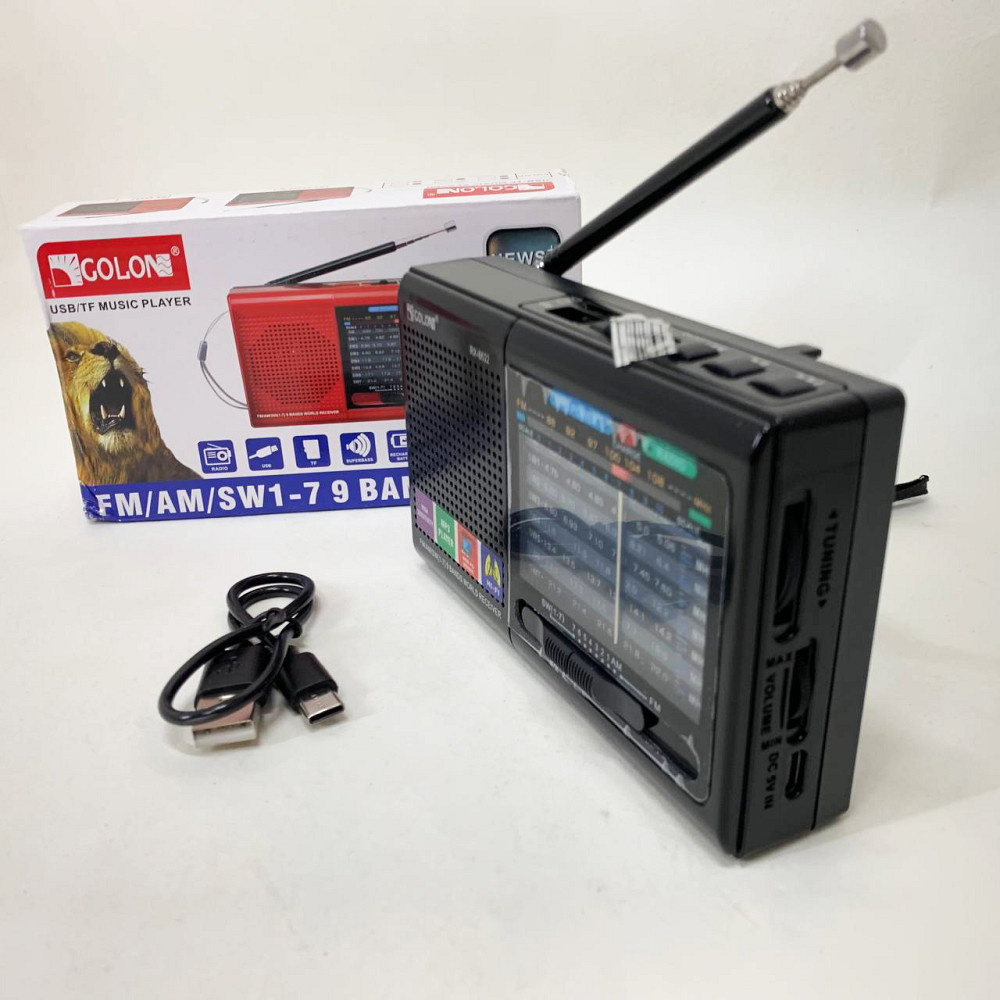 Радио с слотом для флеш-накопителя MP3 USB Golon RX-6622, Ретрорадио, Радиоприемники fm диапазона PZ-65 Львов - изображение 14