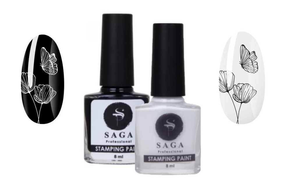 Лак-фарба для стемпинга ТМ SAGA professional 8 мл Київ - фото 1