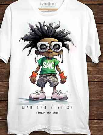 Футболка жіноча з принтом  46 Біла 2664084916 Дніпро