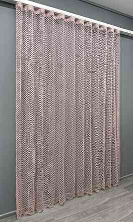 Тюль VR-Textil 1880т Гипюр Пудровый 300х270 см (42-0838) Киев