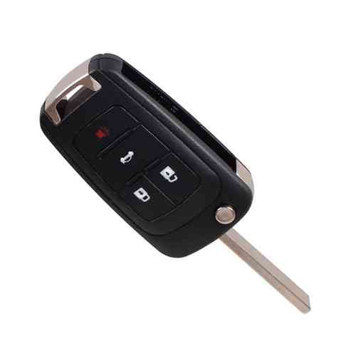Выкидной ключ Chevrolet, корпус под чип, 4 кнопки, автоключ DKT0269, HU100, смарт корпус Киев