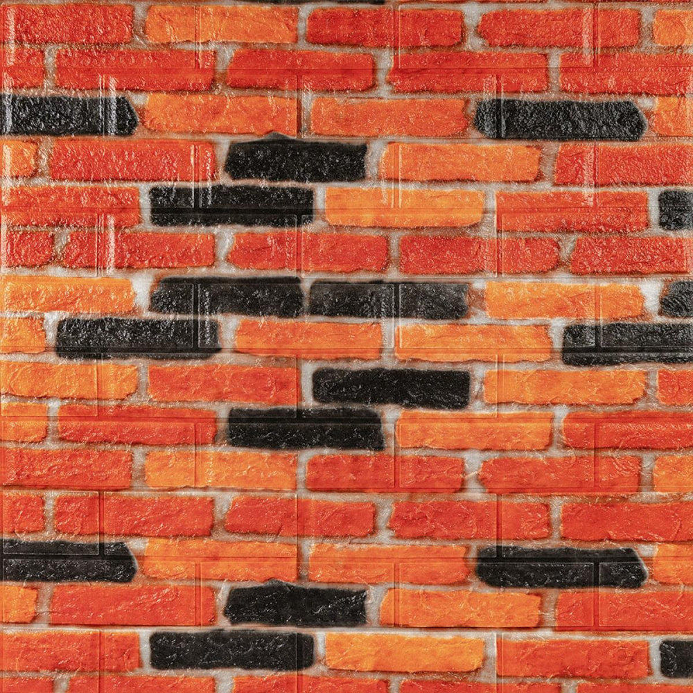 Самоклеющаяся декоративная 3D панель 700x770x5мм Бежево-коричневый Екатеринославский матовый кирпич (047M) SW-00000636 Днепр - изображение 1