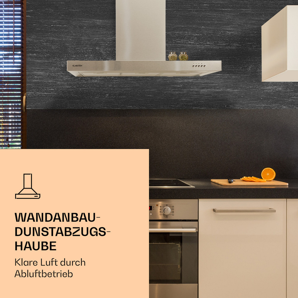 Вытяжка Zarah 90 90см вытяжной воздух: 600 м³/ч LED нержавеющая сталь (Германия, читать описание) Ровно - изображение 2