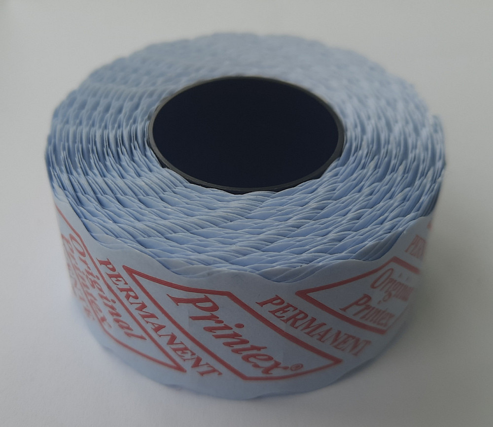 Этикетка (Ценники) под пистолет фигурная 26х12 мм, белая, 1000 шт Павлоград - изображение 2